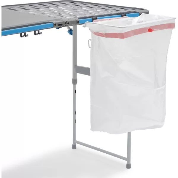 CORE Outdoor Cook Table  4 Foot Table with Adjustable Height and Storage for Cooking Accessories  Foldable ampamp Portable for Beach Picnic Backyards BBQ Tailgate Patio and Party4 Cook Foot Table with FlexRail