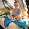 imageCORE 50 Degree Youth Sleeping Bag  Lightweight ampamp Compact for Boys ampamp Girls  Perfect for Indoor or Outdoor Use Camping Backpacking Hiking ampamp Sleepovers  Ideal for Warm ampamp Cooler 3 Season WeatherBlue