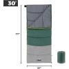 imageCORE Sleeping Bags for Adults  Lightweight ampamp Compact  Perfect for Indoor or Outdoor Use Camping Backpacking Hiking ampamp Sleepovers  Ideal for Warm ampamp Cooler 3 Season Weather30 Degree