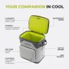 imageCORE Magnetic Leak Proof Cooler with Waterproof Zipper  Insulated Bag Portable Ice Chest Box  Best Soft Cooler for Food ampamp Beverages for Tailgating Car Camping Travel and Family Beach PicnicsShadow Gray