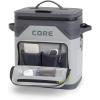 imageCORE Magnetic Leak Proof Cooler with Waterproof Zipper  Insulated Bag Portable Ice Chest Box  Best Soft Cooler for Food ampamp Beverages for Tailgating Car Camping Travel and Family Beach PicnicsShadow Gray