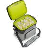 imageCORE Magnetic Leak Proof Cooler with Waterproof Zipper  Insulated Bag Portable Ice Chest Box  Best Soft Cooler for Food ampamp Beverages for Tailgating Car Camping Travel and Family Beach PicnicsShadow Gray
