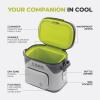 imageCORE Magnetic Leak Proof Cooler with Waterproof Zipper  Insulated Bag Portable Ice Chest Box  Best Soft Cooler for Food ampamp Beverages for Tailgating Car Camping Travel and Family Beach PicnicsShadow Gray