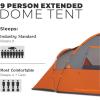 imageCORE Tents for Family Camping Hiking and Backpacking  3 Person  4 Person  6 Person  9 Person Person Dome Camp Tents with Included Tent Gear Loft for Outdoor Accessories9 Person