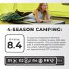 imageCORE Long Wide Self Inflating Camping Bed  Perfect Blow Up Mattress for Travel Car Camping ampamp Outdoor Use  Air ampamp Foam Filled Inflatable Sleeping Pad for AdultsLong Wide