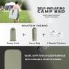 imageCORE Long Wide Self Inflating Camping Bed  Perfect Blow Up Mattress for Travel Car Camping ampamp Outdoor Use  Air ampamp Foam Filled Inflatable Sleeping Pad for AdultsRegular