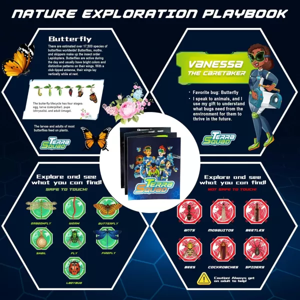 Bug Catcher Kit for Kids  Light Up Critter Habitat Box for IndoorOutdoor Insect Collecting  Includes Bug Tong Tweezer Activity Booklet and Pipette  Gift for Boys and Girls