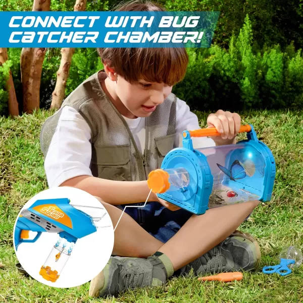 Bug Catcher Kit for Kids  Light Up Critter Habitat Box for IndoorOutdoor Insect Collecting  Includes Bug Tong Tweezer Activity Booklet and Pipette  Gift for Boys and Girls