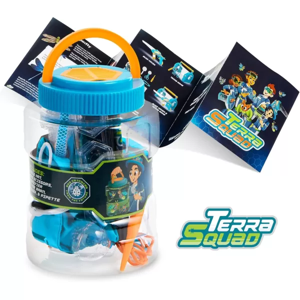 Bug Catcher Nature Exploration Set  Includes Habitat Bucket Critter Box Activity Booklet Butterfly Net Magnifier Tweezer Pipette Bug Tong and Exploration Hat Bug Catching Kids 3