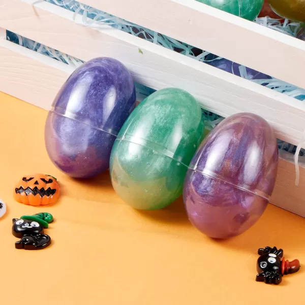 JOYIN 12 Pieces Slime Toys Slime Eggs with Stress Relief Toys for Halloween Party Favors Squishy Toy Squeeze Toys Kids Playing Toys While You are Working from Home