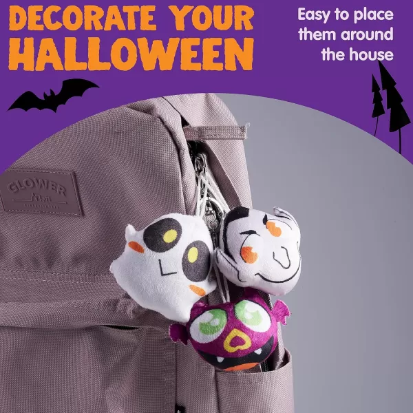 JOYIN 12 pcs Halloween Mini Plush Toy in Blind Bags Halloween Mystery Toy Surprise Bag Plush Toy Assortments for Kids Halloween Party Favors Trick or Treat Gift Exchange Halloween Goodie Fillers