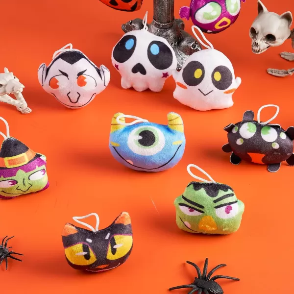 JOYIN 12 pcs Halloween Mini Plush Toy in Blind Bags Halloween Mystery Toy Surprise Bag Plush Toy Assortments for Kids Halloween Party Favors Trick or Treat Gift Exchange Halloween Goodie Fillers
