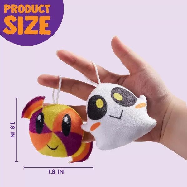 JOYIN 12 pcs Halloween Mini Plush Toy in Blind Bags Halloween Mystery Toy Surprise Bag Plush Toy Assortments for Kids Halloween Party Favors Trick or Treat Gift Exchange Halloween Goodie Fillers