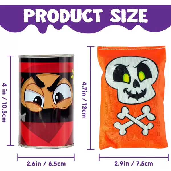 JOYIN 13 Pcs Halloween Carnival Can Bean Bag Toss Games for Kids ampamp Adults Trick or Treat Decoration Home Decor Party Favors Supplies Homeschooling Backyard GameFunny Bean Bag Games
