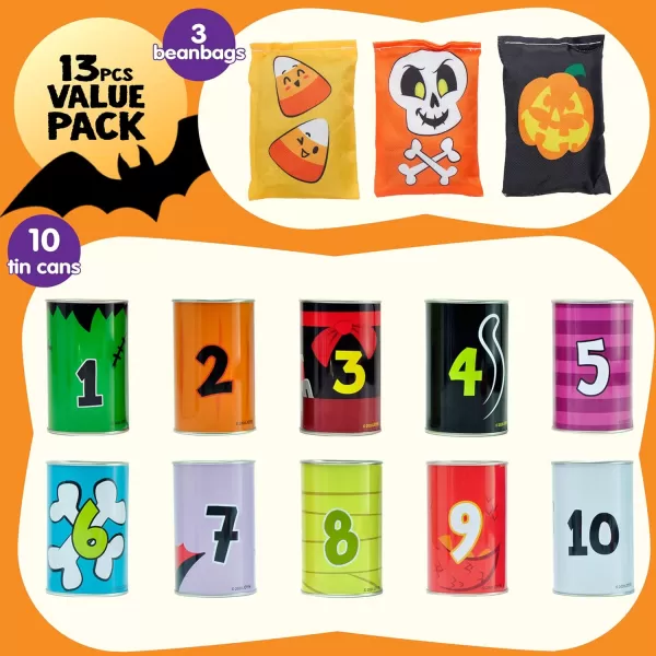 JOYIN 13 Pcs Halloween Carnival Can Bean Bag Toss Games for Kids ampamp Adults Trick or Treat Decoration Home Decor Party Favors Supplies Homeschooling Backyard GameFunny Bean Bag Games