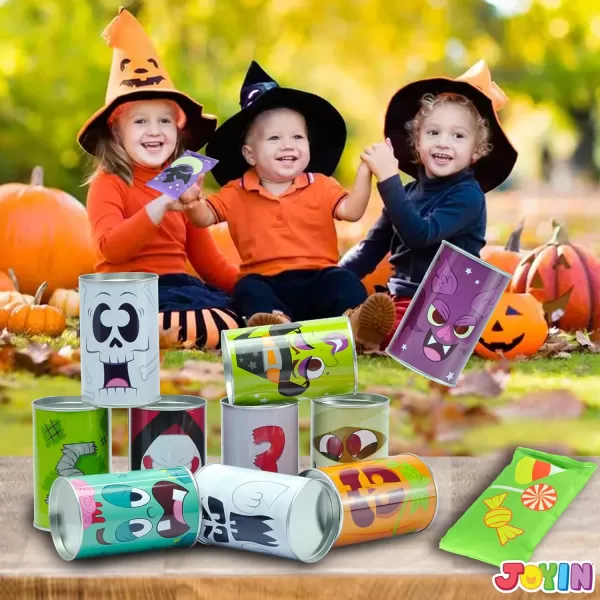 JOYIN 13 Pcs Halloween Carnival Can Bean Bag Toss Games for Kids ampamp Adults Trick or Treat Decoration Home Decor Party Favors Supplies Homeschooling Backyard GameCarnival Games