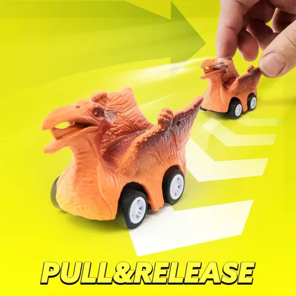 JOYIN 13 in 1 Dinosaur Toys for Kids 35 Dinosaur Truck with 12 Pull Back Cars Dinosaur Cars Set Birthday Gifts Toys for 3 4 5 Year Old Boy Transport Carrier Truck for Toddlers 34 Years