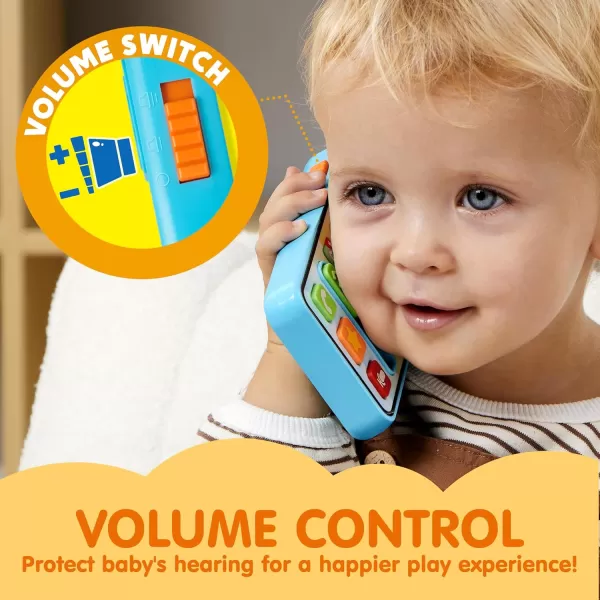 JOYIN Baby Toys 612 Months  Cell Phone with 4 Game Modes ampamp 50 Music and Learning Phrases Educational Toys for Toddlers 13 Kids Pretend Play Phone Birthday Gifts for Girls Boys Age 1 2 3 Year Old