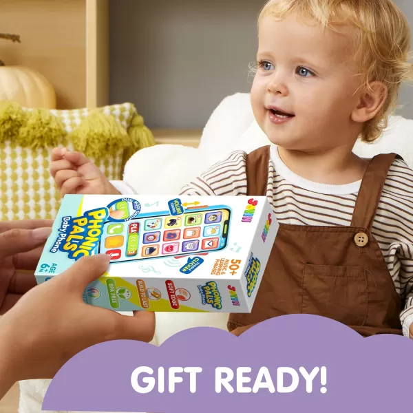 JOYIN Baby Toys 612 Months  Cell Phone with 4 Game Modes ampamp 50 Music and Learning Phrases Educational Toys for Toddlers 13 Kids Pretend Play Phone Birthday Gifts for Girls Boys Age 1 2 3 Year Old