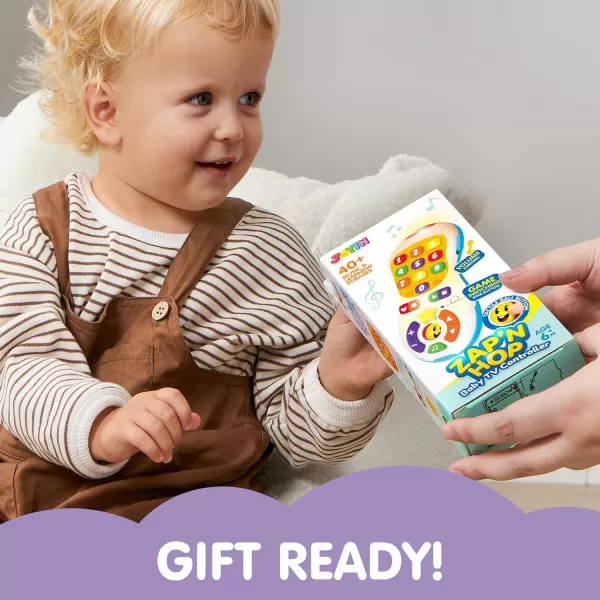 JOYIN Baby Toys 612 Months  TV Remote Control Toy with 40 Music and Learning Phrases ampamp Volume Control Fun Toddler Learning Gifts for 1 2 3 Year Old Girls Boys Toys