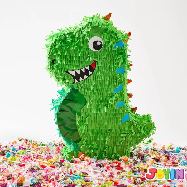 Mermaid Tail Pinata with Plastic Bat and Paper Blindfold for Fun Fiesta Taco Party Supplies Photo Props Mexican Theme Decoration Carnivals Festivals Girl Kids Birthday Parties 13W x 16H xDinosaur Boy