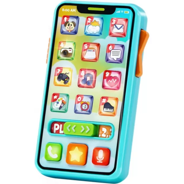 JOYIN Baby Toys 612 Months  Cell Phone with 4 Game Modes ampamp 50 Music and Learning Phrases Educational Toys for Toddlers 13 Kids Pretend Play Phone Birthday Gifts for Girls Boys Age 1 2 3 Year Old