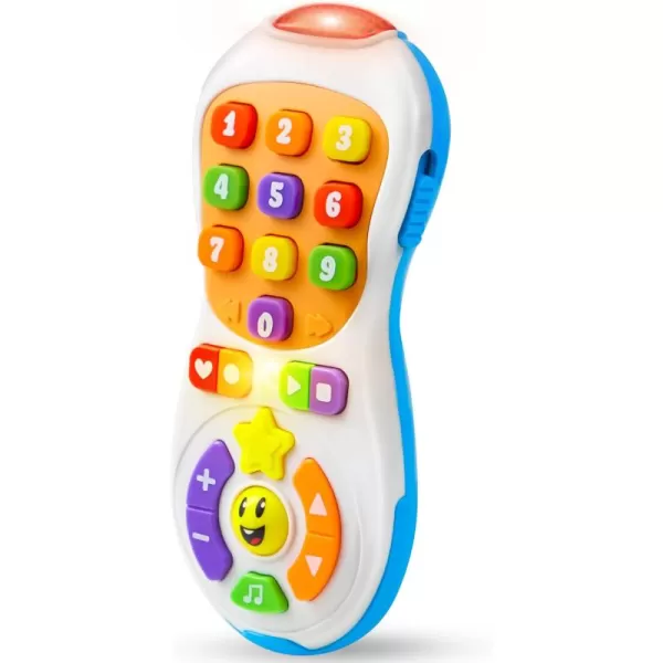 JOYIN Baby Toys 612 Months  TV Remote Control Toy with 40 Music and Learning Phrases ampamp Volume Control Fun Toddler Learning Gifts for 1 2 3 Year Old Girls Boys Toys