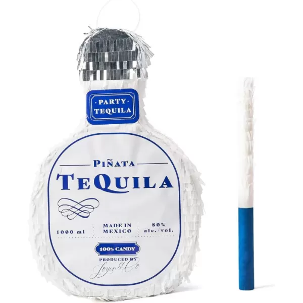 Mermaid Tail Pinata with Plastic Bat and Paper Blindfold for Fun Fiesta Taco Party Supplies Photo Props Mexican Theme Decoration Carnivals Festivals Girl Kids Birthday Parties 13W x 16H xTequila