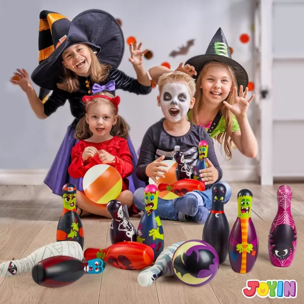 JOYIN Halloween Foam Bowling Set for Kids Toys Party Supplies GetTogether Party Game Day Events Indoor Outdoor Party Birthday Parties