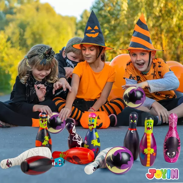 JOYIN Halloween Foam Bowling Set for Kids Toys Party Supplies GetTogether Party Game Day Events Indoor Outdoor Party Birthday Parties