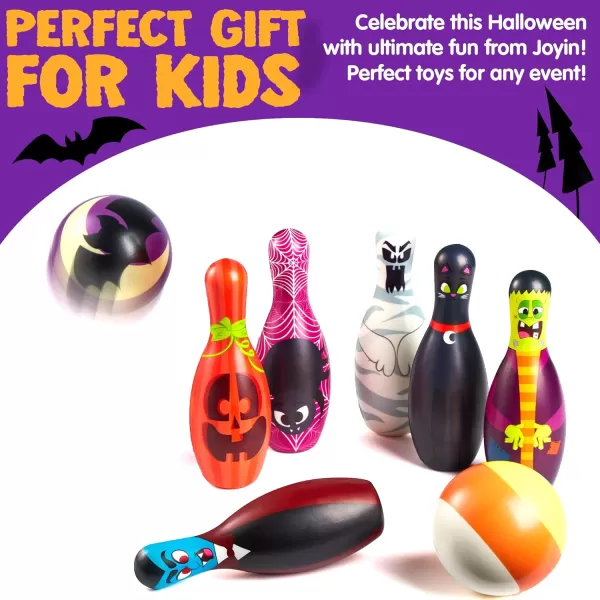 JOYIN Halloween Foam Bowling Set for Kids Toys Party Supplies GetTogether Party Game Day Events Indoor Outdoor Party Birthday Parties