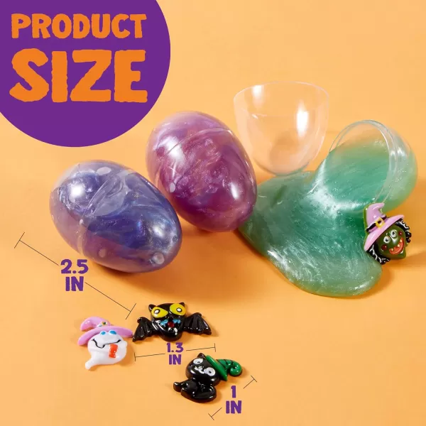 JOYIN 12 Pieces Slime Toys Slime Eggs with Stress Relief Toys for Halloween Party Favors Squishy Toy Squeeze Toys Kids Playing Toys While You are Working from Home