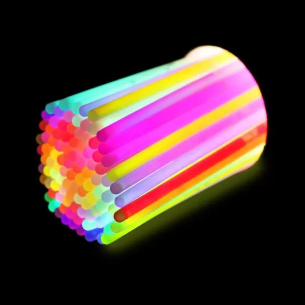 JOYIN 144 Pcs Glow Sticks Bulk 8quot Bracelets Necklaces Glow in the Dark Neon Easter FootballHalloween Party Supplies Pack