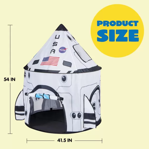 JOYIN Dinosaur Play Tent for Kids Pop Up Play Tent for Boys ampamp Girls Kids Indoor Outdoor Dinosaur Playhouse Tent Set for Toddlers BirthdayRocket Tent