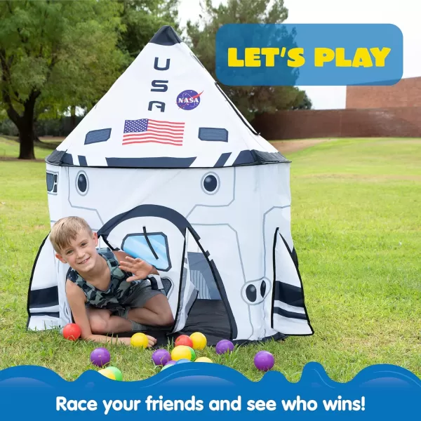 JOYIN Dinosaur Play Tent for Kids Pop Up Play Tent for Boys ampamp Girls Kids Indoor Outdoor Dinosaur Playhouse Tent Set for Toddlers BirthdayRocket Tent