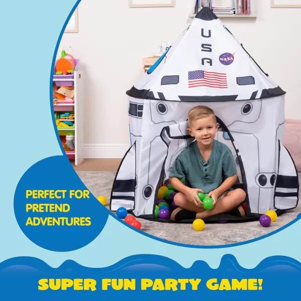 JOYIN Dinosaur Play Tent for Kids Pop Up Play Tent for Boys ampamp Girls Kids Indoor Outdoor Dinosaur Playhouse Tent Set for Toddlers BirthdayRocket Tent