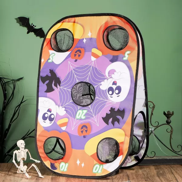JOYIN Halloween Toss Game Board with Bean Bag for Kids Outdoor Toys Halloween Party Favor Beach Yard Outdoor Activities Family Party SuppliesCamping Outside Play Toy