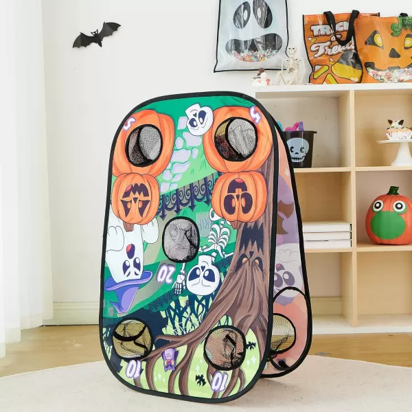 JOYIN Halloween Toss Game Board with Bean Bag for Kids Outdoor Toys Halloween Party Favor Beach Yard Outdoor Activities Family Party SuppliesCamping Outside Play Toy