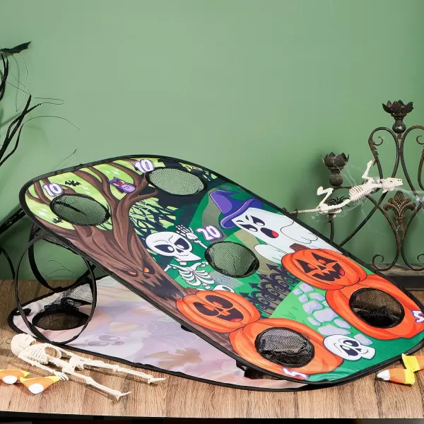 JOYIN Halloween Toss Game Board with Bean Bag for Kids Outdoor Toys Halloween Party Favor Beach Yard Outdoor Activities Family Party SuppliesCamping Outside Play Toy