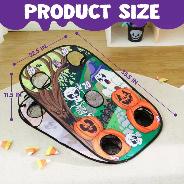 JOYIN Halloween Toss Game Board with Bean Bag for Kids Outdoor Toys Halloween Party Favor Beach Yard Outdoor Activities Family Party SuppliesCamping Outside Play Toy