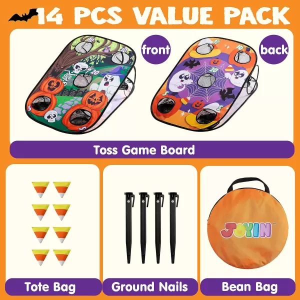 JOYIN Halloween Toss Game Board with Bean Bag for Kids Outdoor Toys Halloween Party Favor Beach Yard Outdoor Activities Family Party SuppliesCamping Outside Play Toy