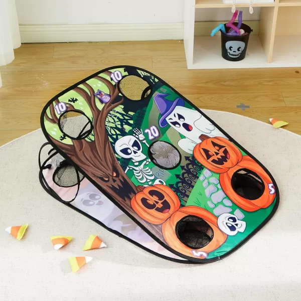 JOYIN Halloween Toss Game Board with Bean Bag for Kids Outdoor Toys Halloween Party Favor Beach Yard Outdoor Activities Family Party SuppliesCamping Outside Play Toy