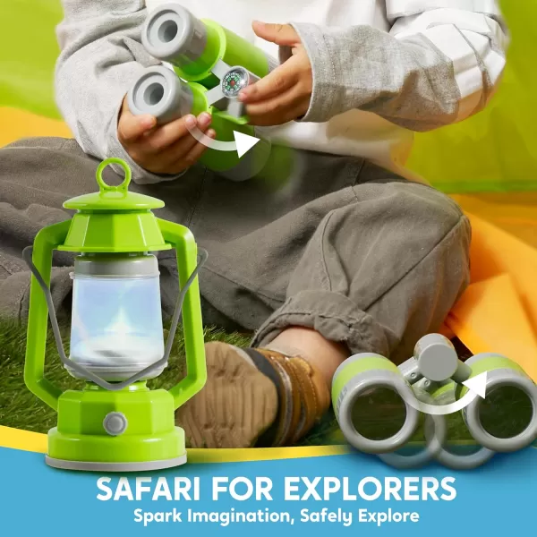 Kids Camping Set with Tent Camping Wagon Toy Toddler Adventure Playset for Boys Camping Gear Toys for Kids Indoor Outdoor Pretend Play Gift Idea for Boys Girls Age 3456 Year Old