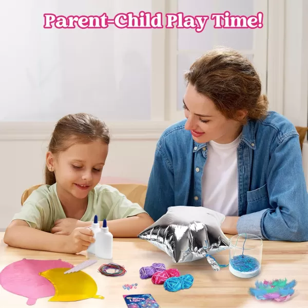 Klever Kits 3D String Art Kit for Kids Light Up String Light Toy with 30 MultiColored LED Bulbs Arts and Crafts Set Birthday Gifts for Girls and Boys Ages 6