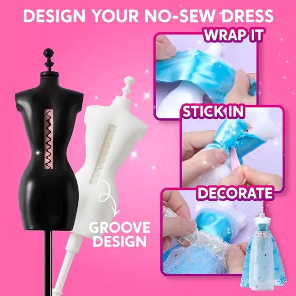 Klever Kits 400PCS Fashion Design Crafts for Kids Art and Crafts Toy DIY Sewing Crafts with 3 Mannequins for Girls Aged 812 Birthday Christmas Presents