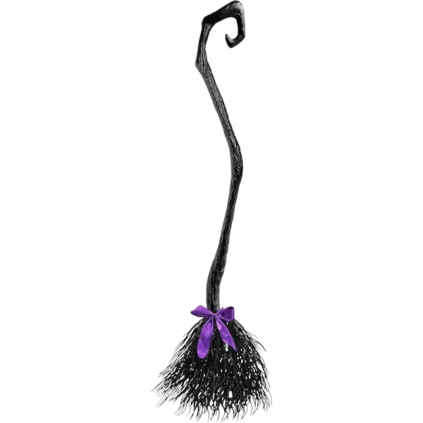 JOYIN 55 Witch Broom with Ribbons for Kids Halloween Witches Broomstick Costume Parties Photo Booth Accessory Halloween Decorations
