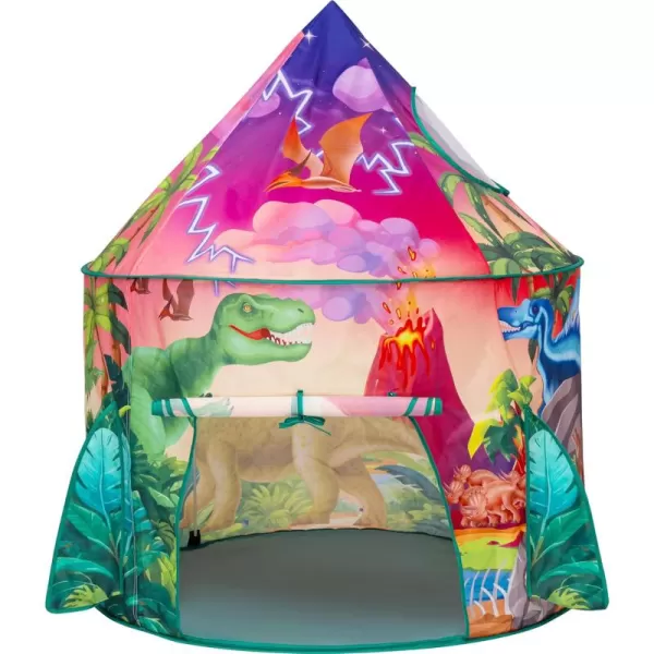 JOYIN Dinosaur Play Tent for Kids Pop Up Play Tent for Boys ampamp Girls Kids Indoor Outdoor Dinosaur Playhouse Tent Set for Toddlers BirthdayDinosaur Tent