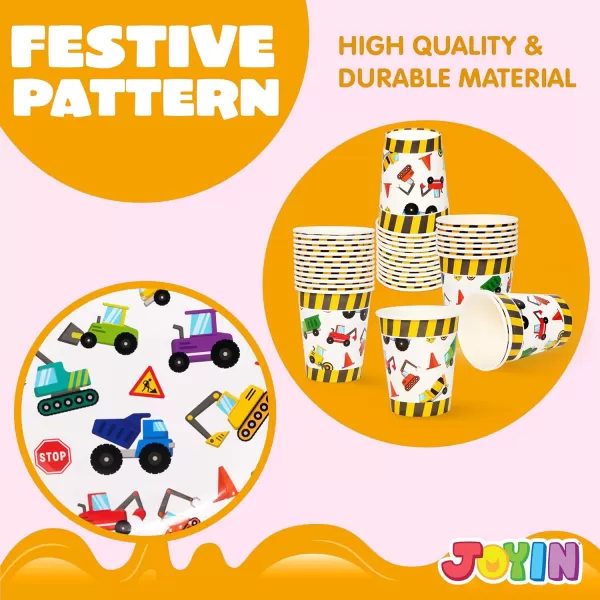 JOYIN 145 Pcs Unicorn Birthday Party Supplies with Unicorn Banner for Girls 24 Serves Unicorn Disposable Tableware Set with Plates  Cups Napkins and Cutlery Sets for Unicorn Themes Party Kids 2 3Construction