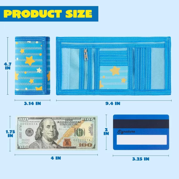 JOYIN 35pcs Kids Pretend Money Play Credit Cards Set Toddler Wallet SingleSided Printed CurrencyCopy for Cash Register Play Math Learning Toy Dress Up Party Favors Birthday Gift
