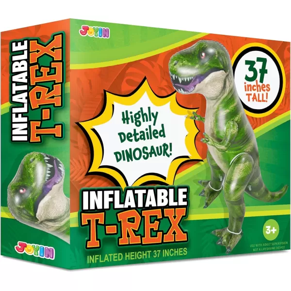 JOYIN 37 TRex Dinosaur Inflatable for Party Decorations Tyrannosaurus Rex Inflatable Dinosaur Toy Dinosaur Birthday Party Gift for Kids and Adults